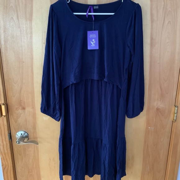 Seraphine NWT Tiered Maternity and Nursing Dress - Picture 6 of 13